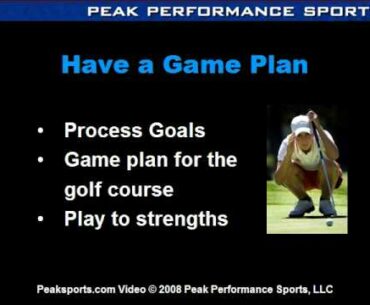 Golf Psychology: 4 Preround Mental Preparation Strategies
