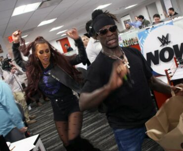 R-Truth & Carmella vacation at WWE Headquarters