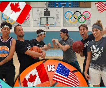 TEAM BASKETBALL OLYMPICS! *USA vs CANADA!*