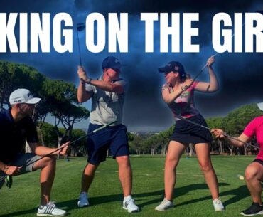 TAKING ON THE GOLF GIRLS!