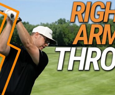 Right Arm Throw Golf Swing | 90-90-90 Drill