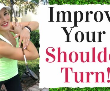Improve Your SHOULDER TURN In The Golf Swing - Golf Fitness Tips