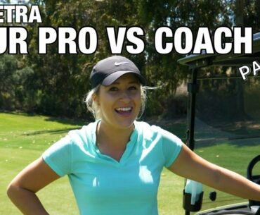 TOUR PRO VS FORMER GOLF COACH/COACH IS ON FIRE!