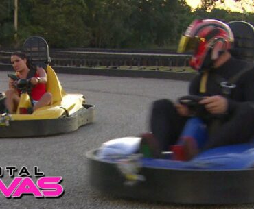 Nikki Bella and John Cena face off at the go-kart track: Total Divas Preview Clip, January 18, 2015