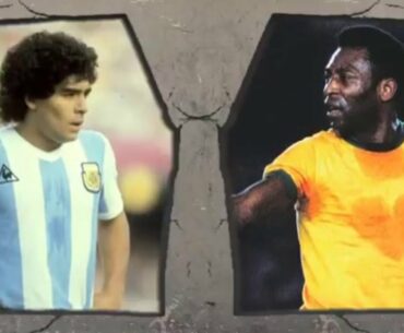 Pele VS Maradona-Legendary Tricks and Skills!