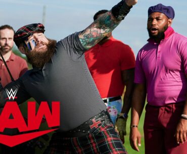 The Street Profits and The Viking Raiders play golf: Raw, May 25, 2020