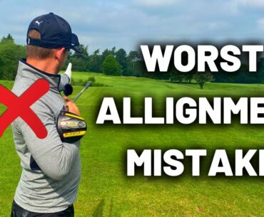THE 5 BIGGEST MISTAKES ALL GOLFERS MAKE with Alignment