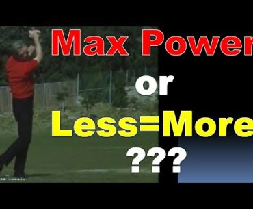 How To Add Power to Your Golf Swing | Only When You Need It