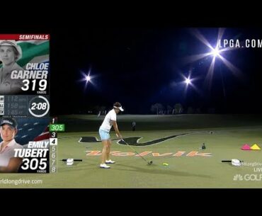 BIG DRIVES - LPGA's Emily Tubert at 2018 World Long Drive Championship