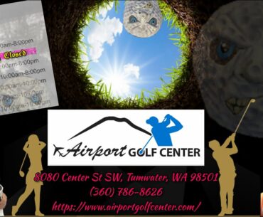 Dad OG (Of Girls) improves his game at Airport Golf Center in Tumwater Washington with Top Tracer