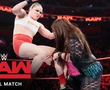 FULL MATCH - Ronda Rousey & Natalya vs. Nia Jax & Tamina: Raw, Dec. 31, 2018