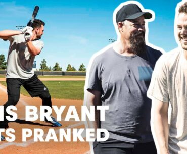 Baseball Star Kris Bryant Gets Pranked by Hall of Famer Greg Maddux