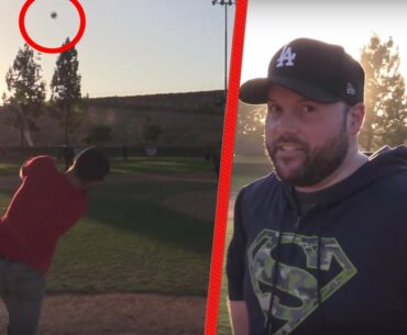 I HIT A 600FT HOMERUN AGAINST DODGERFILMS AND THE SOFTBALL CREW!