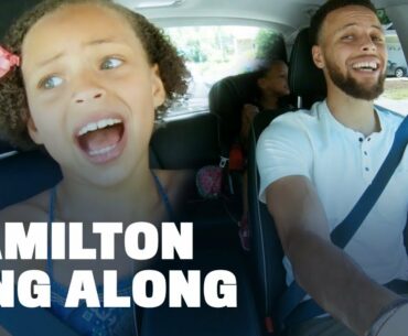 Stephen Curry Belts Out “Hamilton” with Daughters Riley and Ryan
