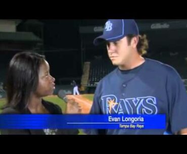 Evan Longoria's Catch saves Reporter's Life!