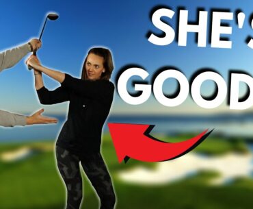 MY GIRLFRIEND WILL BE BETTER THAN ME AT GOLF!?...