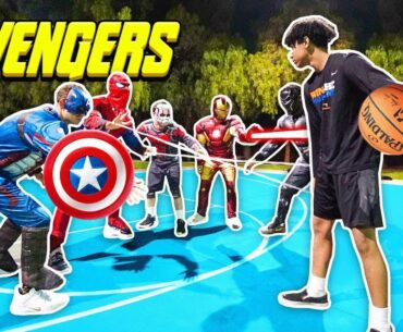 Avengers Play Basketball vs Strangers!