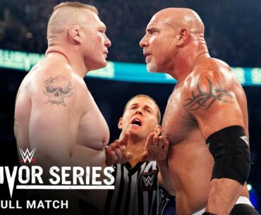 FULL MATCH - Goldberg vs. Brock Lesnar: Survivor Series 2016