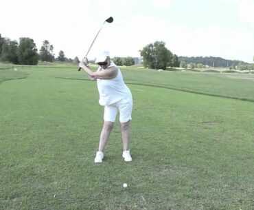 MINIMALIST GOLF SWING for Senior woman golfer