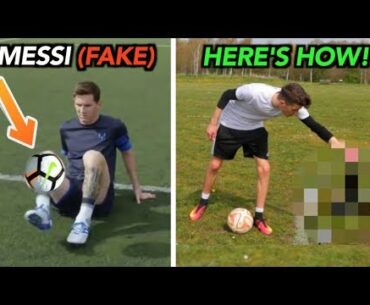 Footballers FAKED these Tricks & THIS IS HOW!!
