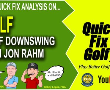 Check out our golf downswing with Jon Rahm