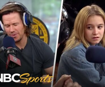 Mark Wahlberg raps in front of teenage daughter | The Dan Patrick Show | NBC Sports