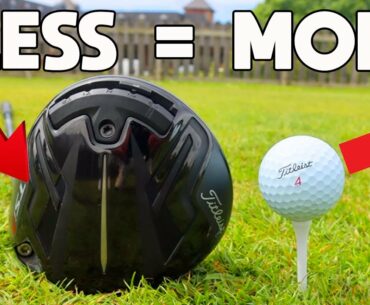 Swing SLOWER but hit your DRIVER FARTHER. Every golfers wants this!!