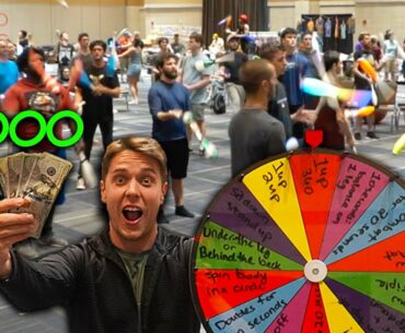 LAST PERSON JUGGLING WINS $1,000! *New World Record!*