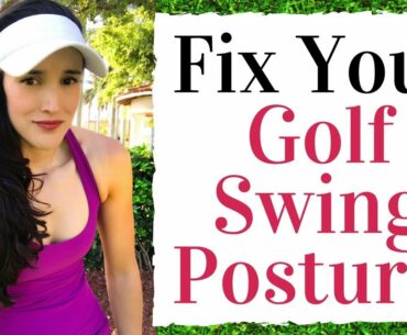 Fix Your Bad Golf Swing Posture (C Posture)! - Golf Fitness Tips