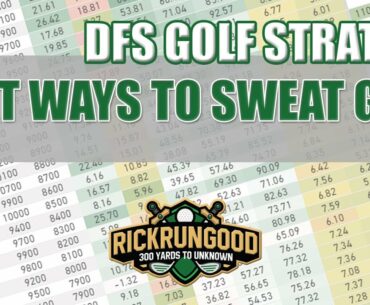 2021 Best Ways To Sweat Golf | Daily Fantasy Sports GOLF STRATEGY