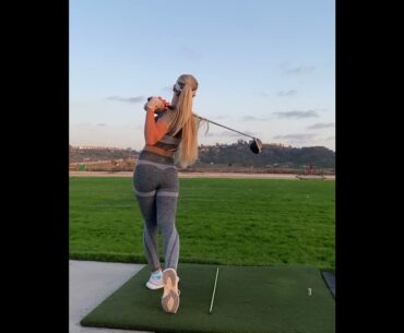 Alisa Diomin | Golf shorts | Golf Swing