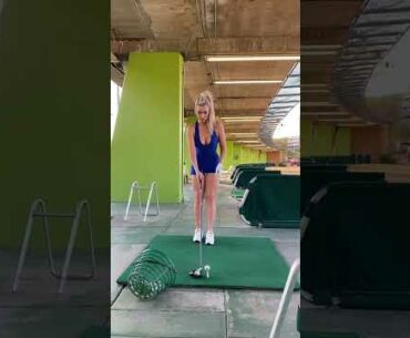 Paige Spiranac | Golf shorts | Golf Swing