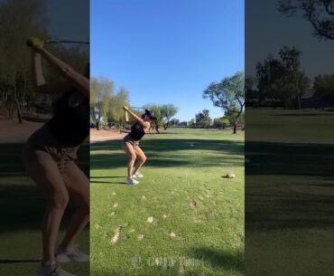 Paige Spiranac | Golf shorts | Golf Swing