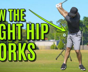 How The Right Hip Works In The Golf Swing