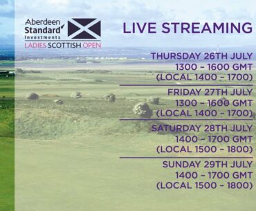 Aberdeen Standard Investments Ladies Scottish Open Round 2