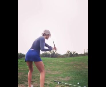 ⛳Wow Nice Shot~!! | Golf ladies  | Golf lady  | Golf Shorts | #Shorts