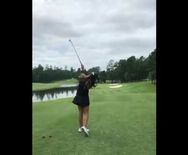 ⛳Look at the Skills she has~!! | Golf ladies  | Golf lady  | Golf Shorts | #Shorts