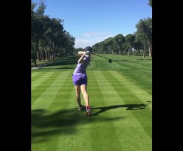 ⛳unbelievable shot!! | Golf ladies  | Golf lady  | Golf Shorts | #Shorts