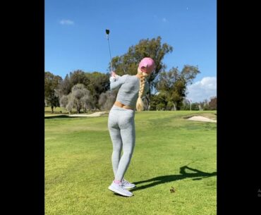 🔥🔥🔥 Alisa Diomin  #golf #shorts #golfswing #golfgirl   | GOLF#SHORT