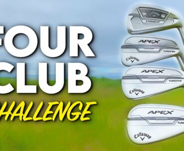 The Four Club Challenge! These Irons SHOCKED Me | 9 Hole Course Vlog at Dumbarnie Links