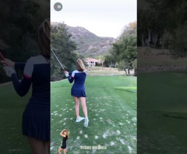 Golf Girl - LPGA Sydnee Michaels 12 , Good Shoot , Golf Tips , short video less 1 minute