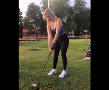 Paige Spiranac golf swing. Prettiest swing on instagram 👀🔥     | GOLF#SHORT