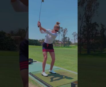 Amazing Golf Swing you need to see | Golf Girl awesome swing | Golf shorts | Jaime Jacob