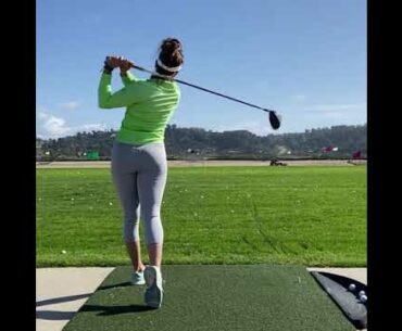 super hot girl driver golf swing slowmotion   🔥🔥🔥 #golf #shorts #longdriver  | GOLF#SHORT