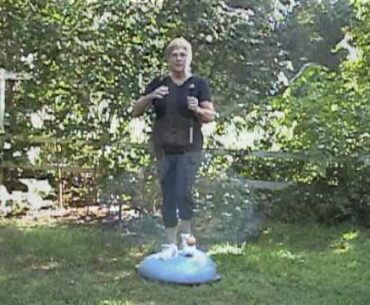 Ladies Golf Tips: Golf Swing Exercise with the Bosu and OrangeWhip