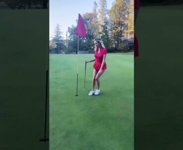 Amazing Golf Swing you need to see | Golf Girl awesome swing | Golf shorts | Bri Teresi