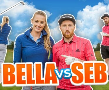 Seb on Golf vs Bella Angel! YouTuber's Go Golfing Ep4 S3.
