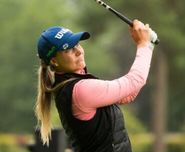 Sanna Nuutinen shoots 68 to take a share of the lead on -6 after day two of the Big Green Egg Open