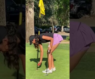 Amazing Golf Swing you need to see | Golf Girl awesome swing | Golf shorts | Jessica Maceira