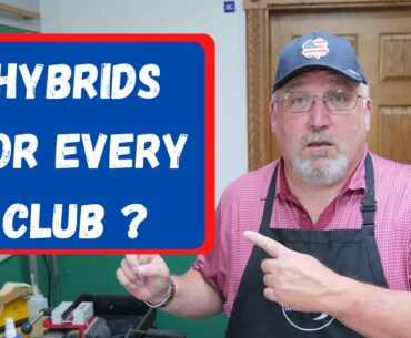 Can you fill a golf bag with hybrids?